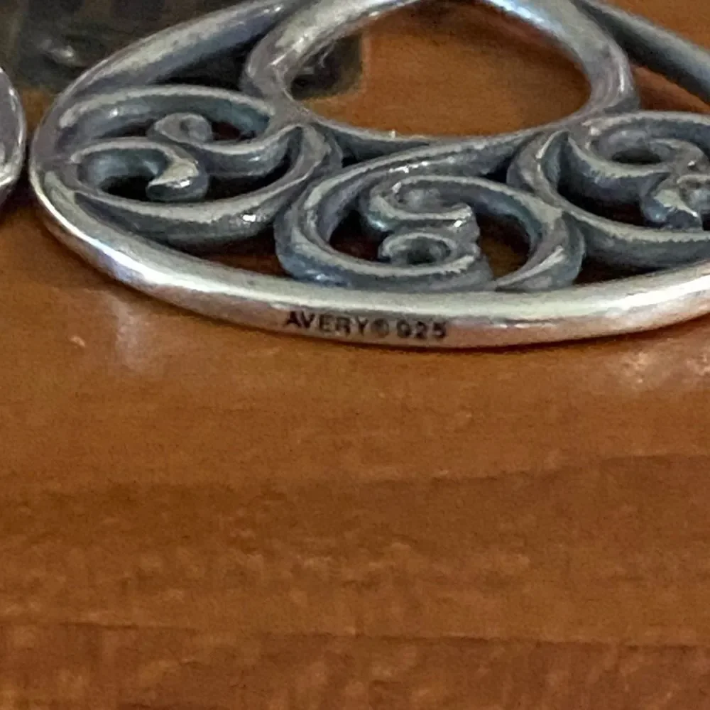 James Avery Retired Gentle Wave Dangle Earrings